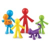 Figurki do nauki liczenia i rozpoznawania kolorów, Rodzina, Zestaw 72 szt.