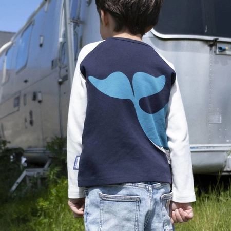 ZKoszulka z długim rękawem WIELORYB 6 lat 116 cm