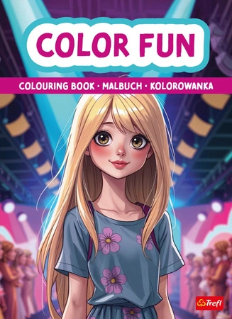 Modelki. Kolorowanka. Malbuch. Colouring book