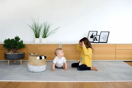 TODDLEKIND Mata do zabawy piankowa podłogowa Prettier Playmat Earth Dove Grey