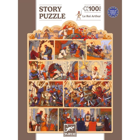 Puzzle opowieść - KRÓL ARTUR 100 elem. DJ07054