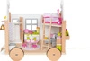 Drewniany domek dla lalek przyczepa kempingowa Goki 51477