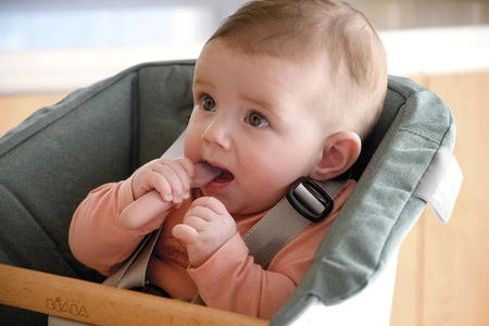 Beaba Zestaw 2 silikonowych pierwszych łyżeczek-gryzaków Cotton candy/sorbet