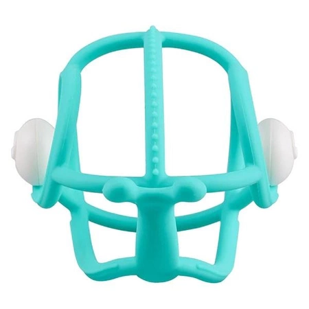 Mombella Gryzak z Grzechotką Ślimak Teal Nowy