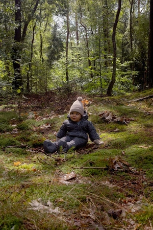 Lodger Wodoodporny kombinezon zimowy grafitowy Taslon Pigeon, rozm. 80