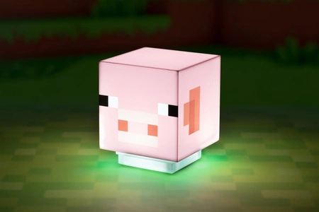 Lampka Minecraft Świnka z dźwiękiem