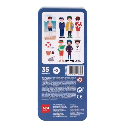 Magnetyczna układanka Mix&Match Apli Kids - Ocean