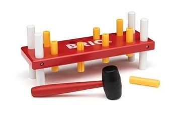 BRIO Drewniane Klocki z Młotkiem