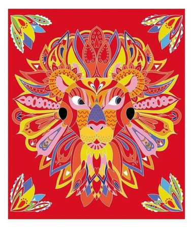 Zestaw kreatywny Do zdrapywania Zwierzęce mandale 7+, Janod