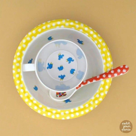 Elmer, Miseczka dla dzieci z melaminy | Petit Jour Paris®