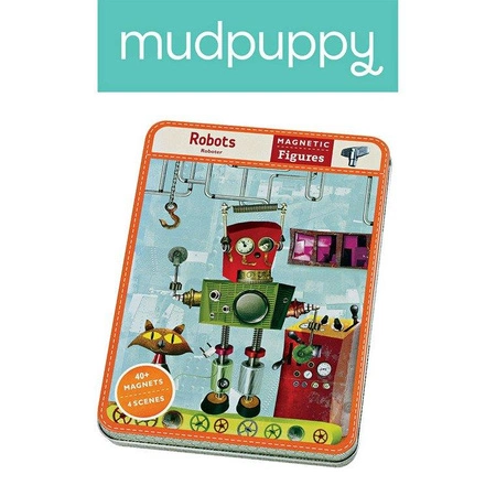 Mudpuppy Magnetyczne postacie Roboty 6+