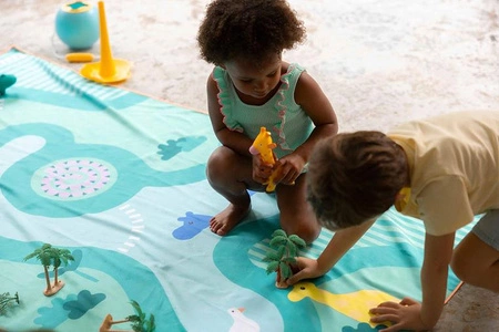 QUUT Dwustronny ręcznik plażowy PlayTowels L (180 x 100cm) Safari