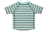 Lassig, Koszulka T-shirt do pływania Striped aqua, UV 50+