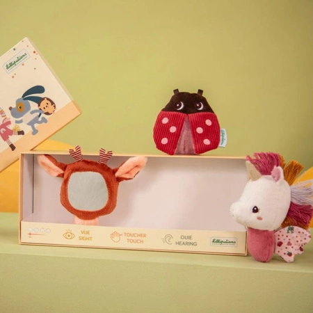Lilliputiens Multisensoryczny zestaw Jednorożec Lena 0 m+