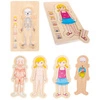 Układanka dla dzieci, Lekcja anatomii z Katarzynką, 5814-small foot, puzzle drewniane