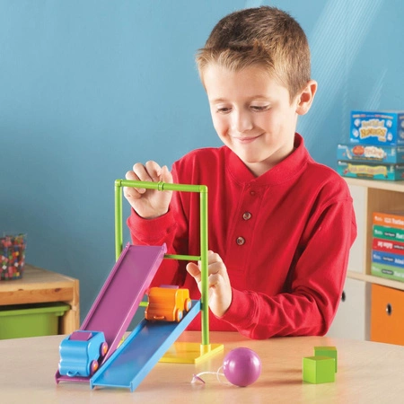 Maszyny Proste, Zestaw edukacyjny z ćwiczeniami, 19 szt.