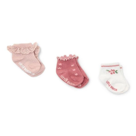 Little Dutch Skarpetki 3-pak Fairy Garden - rozm. 1 - 44/56