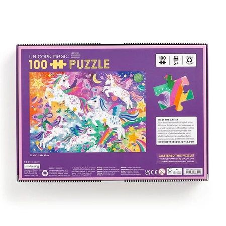 Mudpuppy Puzzle Magiczne jednorożce 100 elementów 5+
