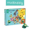 Mudpuppy Puzzle Mapa Europy z elementami w kształcie państw 5+