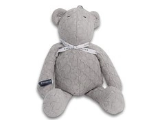 Miś przytulanka z pozytywką Popielaty 40cm 0m+ BAMBOOM