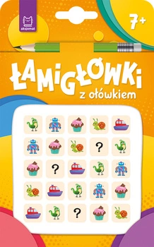 Łamigłówki z ołówkiem 7+. Książeczka pomarańczowa