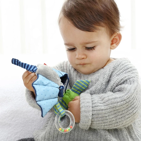 Zabawka rozwojowa Nietoperze szeleścik grzechotka piszczałka dzieci sigikid