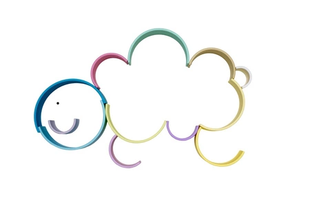 DENA Duża Silikonowa Tęcza Pastel - 12 elementów