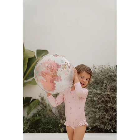 Little Dutch Piłka plażowa 3D Pink Ocean Dreams 2012397