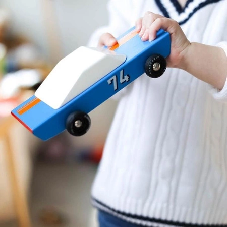 Candylab Samochód Drewniany Blue 74