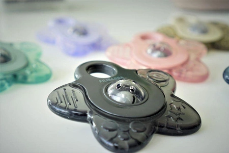 Filibabba Gryzak chłodzący Cooling Star 2 szt. Grey