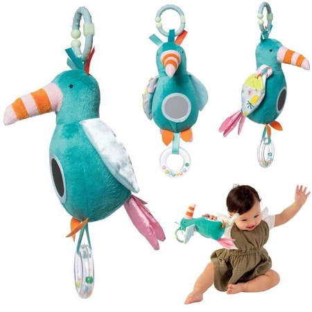 Zawieszka do wózka fotelika Barwny Tukan 218270-Manhattan Toy, zabawki dla niemowląt