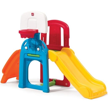 STEP2 Park Aktywności ze Wspinaczką, Zjeżdżalnią, Piłką Nożną oraz Koszykówką