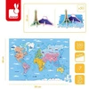 Puzzle edukacyjne z figurkami 3D Cuda świata 350 elementów 7 +, Janod