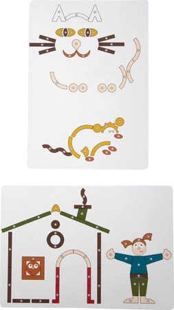 Przybijanka układanka dla dzieci Dom i Rodzina 12359 Small Foot