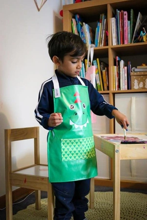 Zoocchini Fartuszek dla Dziecka do Przedszkola Dinozaur Devin