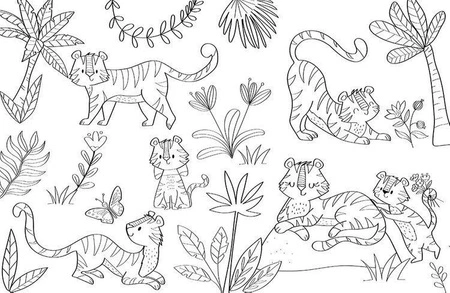 Auzou Duża kolorowanka Zwierzęta świata 94941