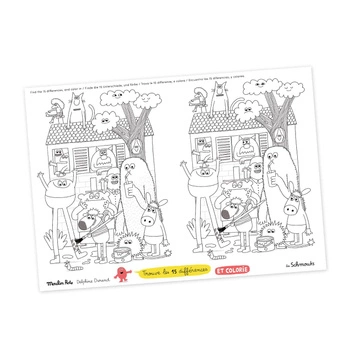 40 papierowych podkładek do pokolorowania 716606