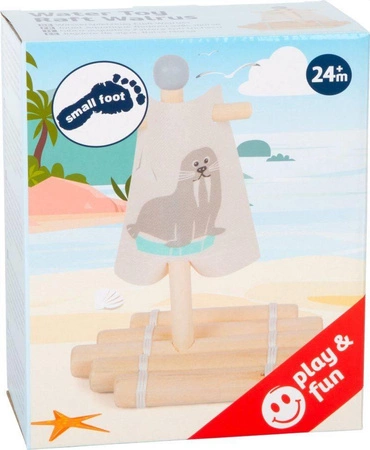 Drewniana tratwa Mors 11660-Small Foot, zabawki do kąpieli