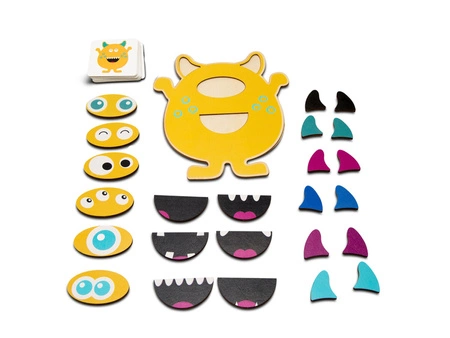 BS Toys,drewniana gra logiczna Naśladuj Humorka