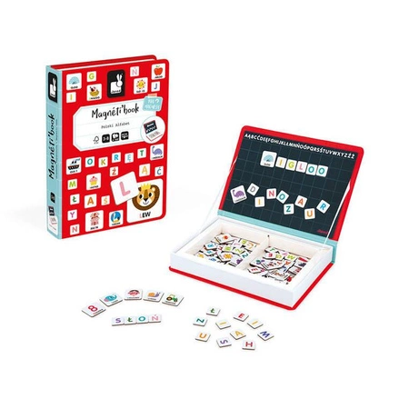 Magnetyczna układanka Polski Alfabet Magnetibook, Janod