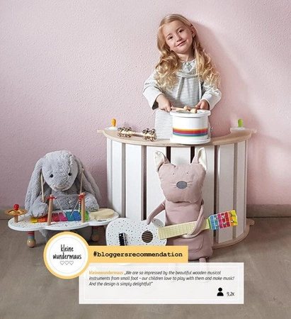 Drewniany Trójkąt Muzyczny Sound grzechotka dzwonki Small Foot 11507