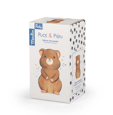 Lampka nocna chomik PUCE & PILOU 684045