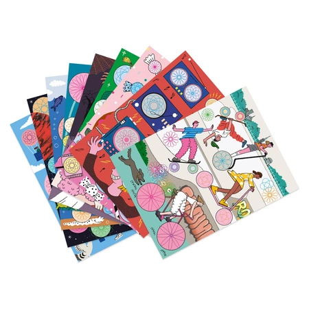 Zestaw artystyczny SPIRALE MOTYWY DJ08736