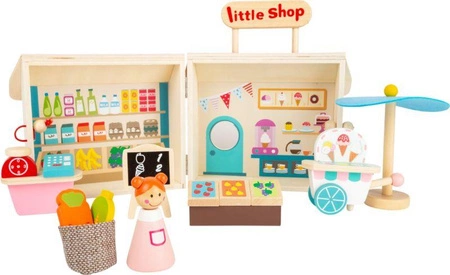 Drewniany sklep spożywczy w pudełku Little Shop Small Foot 11393