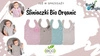 B-Śliniaczek Eco organic Bear blue mint
