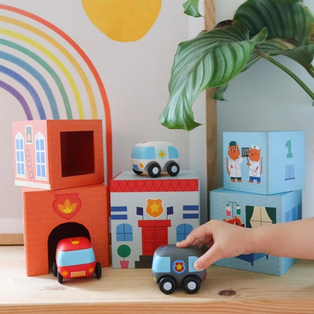 Klocki kartonowe TOPANICAR DJ09120