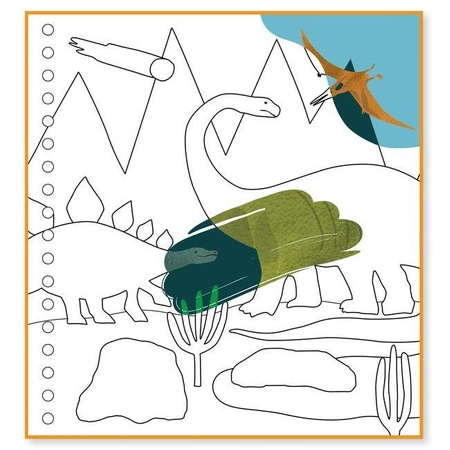 Dinozaury Magnetyczna Układanka