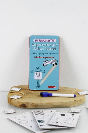 Gra magnetyczna The Purple Cow - Szkicuj i Zgaduj