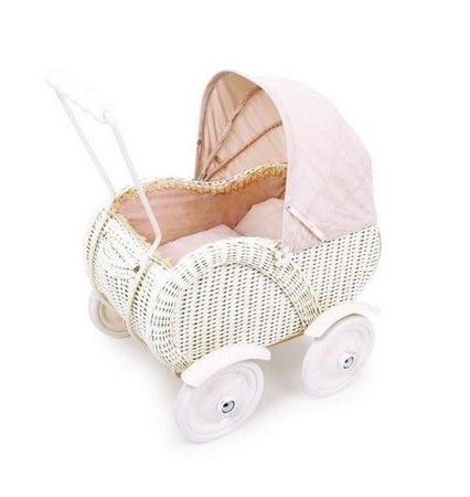 Wiklinowy wózek dla lalek, Karolina, small foot design