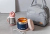 Beaba Pojemnik - termos obiadowy ze stali nierdzewnej z hermetycznym zamknięciem duży 500 ml light pink/night blue